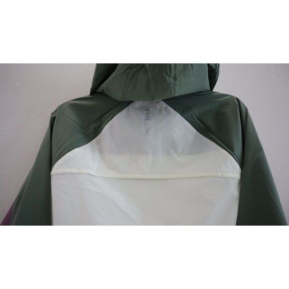 RLX x Ralph Lauren Women's Sz M Green Colorblock Hoodie Windbreaker Jacket $228 - Picture 5 of 11